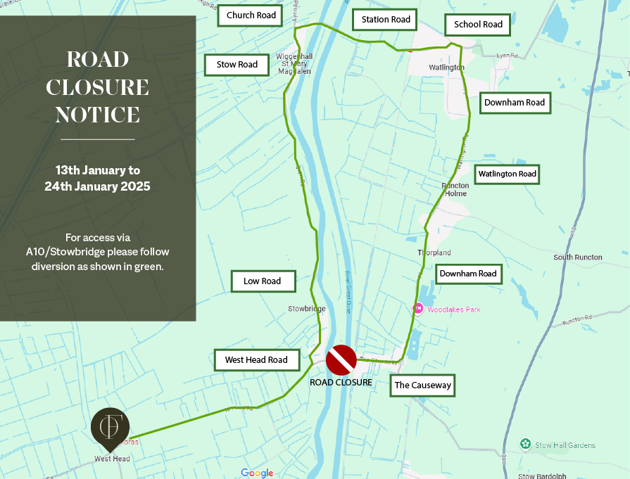 Road Closure January 2025