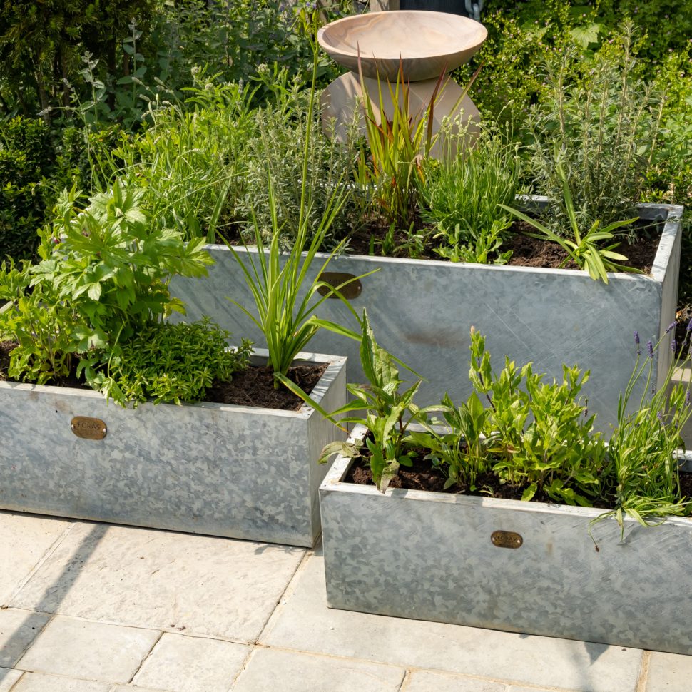 Buy Two Small Surmi Natural Slate Troughs | Foras Stone