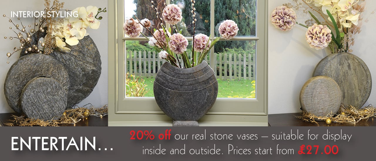 20 Off Natural Slate Vases Foras