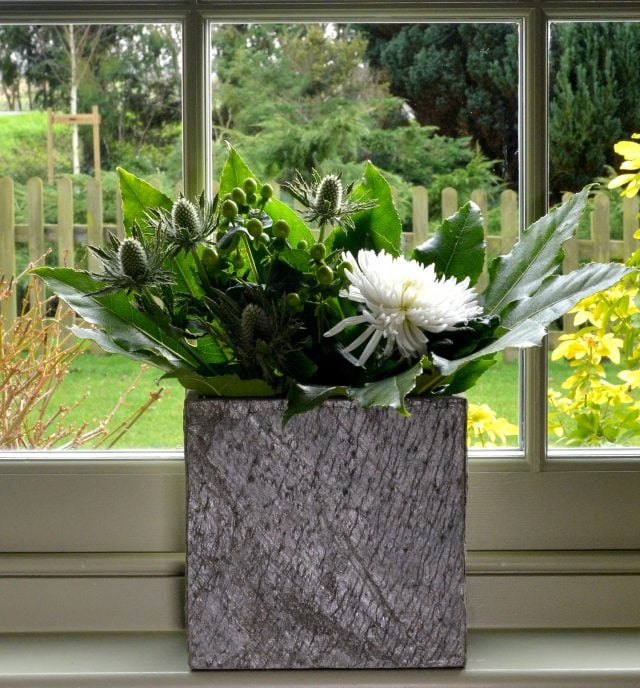 Small Slate Vase The Surmi Natural Slate Range From Foras